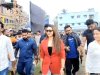 পিপিএল ক্রিকেট টুর্নামেন্টের উদ্বোধনের দিন খেলোয়াড়দের উৎসাহিত করতে মাঠে এলেন অভিনেত্রী কৌশানী