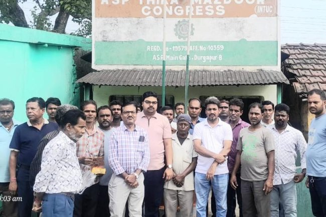দুর্গাপুরে মর্যাদায় পালিত আইএনটিইউসি-র‌ ৭৯ তম প্রতিষ্ঠা দিবস, গান্ধীজির আদর্শে শ্রমিক ঐক্যের ডাক সুভাষ সাহার
