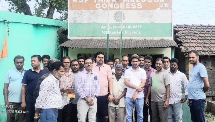 দুর্গাপুরে মর্যাদায় পালিত আইএনটিইউসি-র‌ ৭৯ তম প্রতিষ্ঠা দিবস, গান্ধীজির আদর্শে শ্রমিক ঐক্যের ডাক সুভাষ সাহার